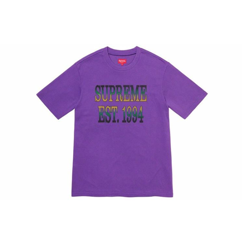 Supreme SS20 Week 7 Cotton Mesh Gradient Logo SS Top LogoT
