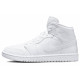 Jordan Air Jordan 1 Mid Triple White