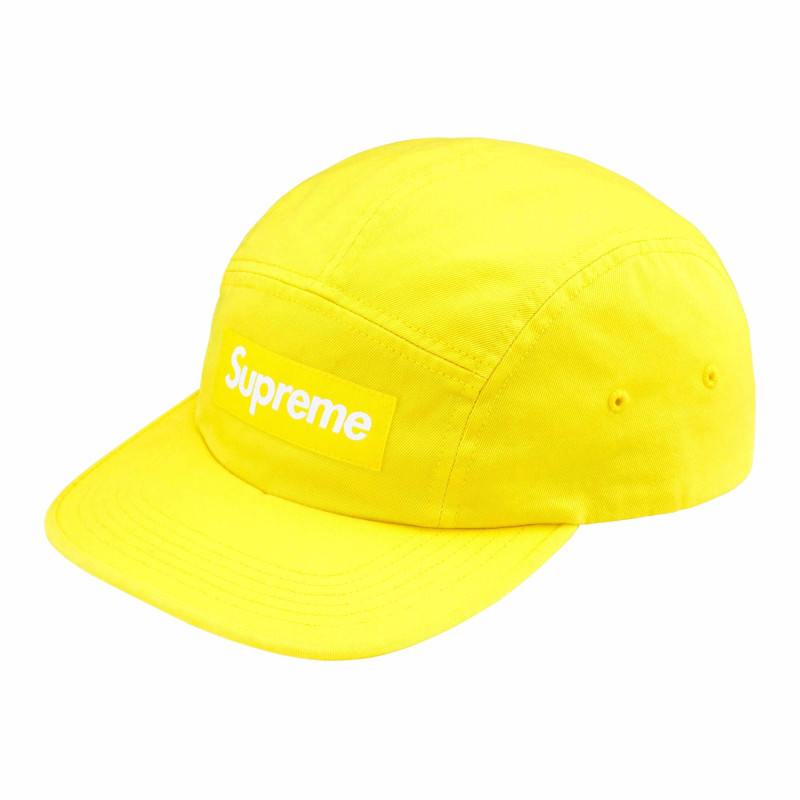 Supreme FW24 WEEK 7 Washed Chino Twill Camp Cap