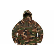 Supreme FW19 Week 15 Polartec Half Zip Hooded Sweatshirt
