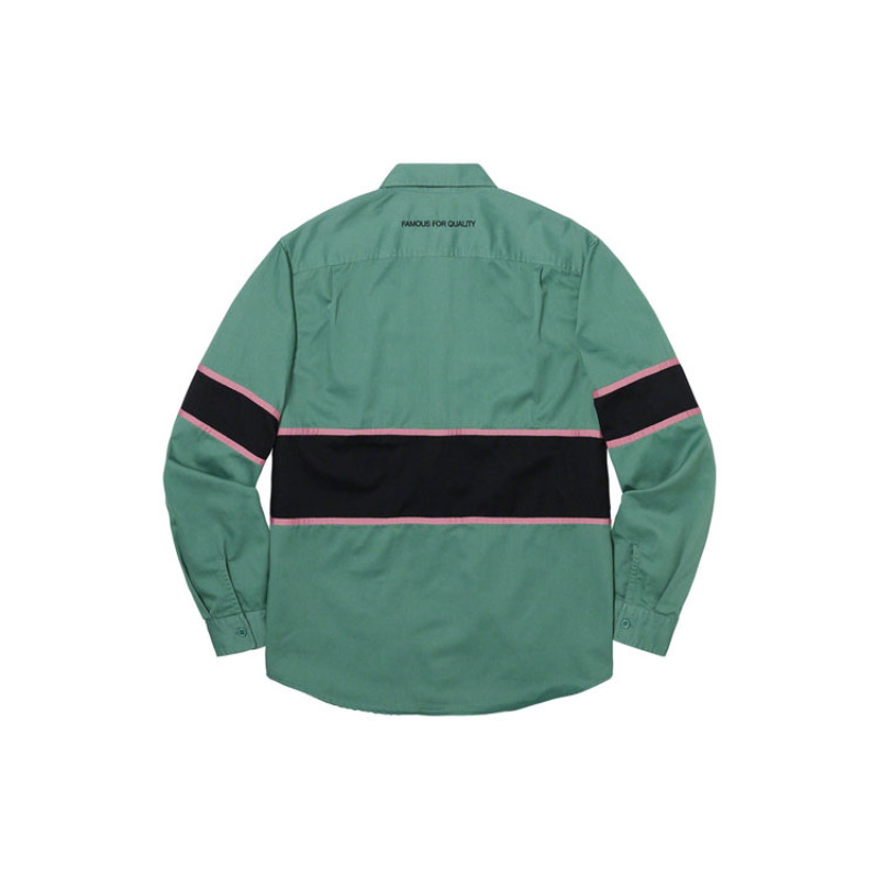 Supreme FW19 Week 1 High Powered Work Shirt logo