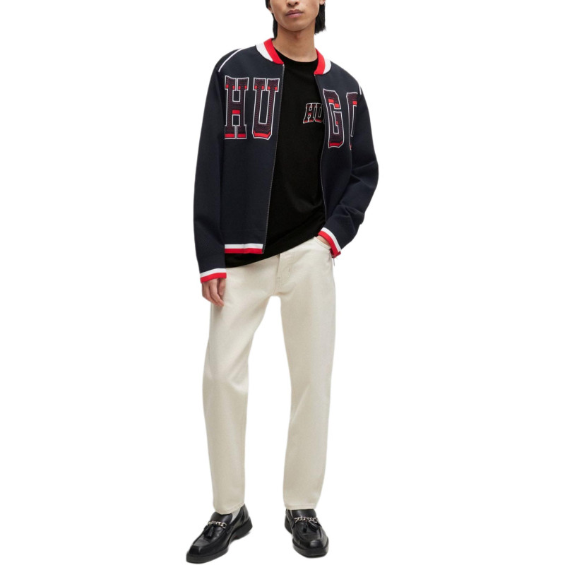 HUGO BOSS Cotton-Jersey Regular-Fit T-Shirt With Sporty Logo LogoT