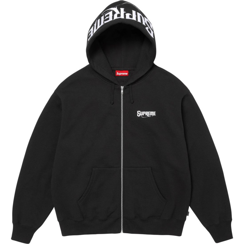 Supreme FW24 WEEK8 Mister Cartoon Zip Up Hooded Sweatshirt