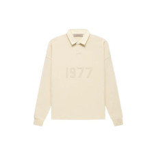 Fear of God Essentials FW22 1977 Henley Rugby in Egg Shell Polo