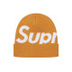 Supreme FW19 Week 7 Big Logo Beanie logo