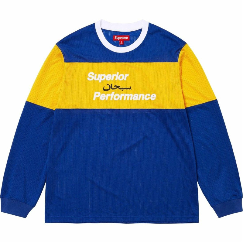 Supreme SS25 WEEK1 Arabic Mesh LS Top T