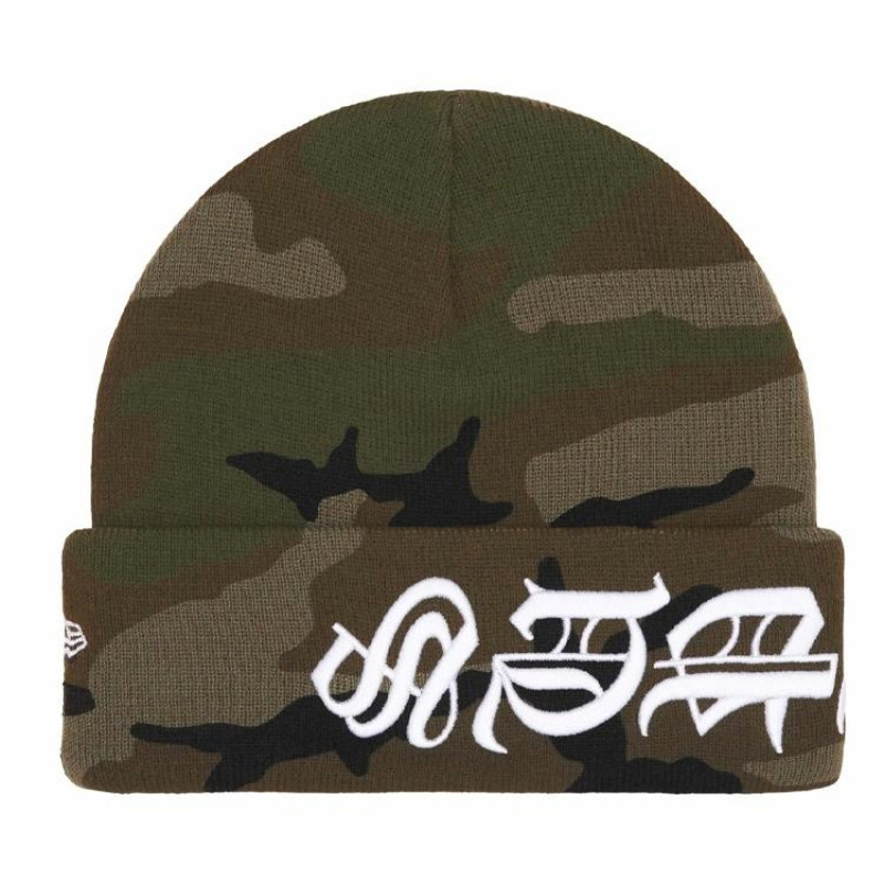 Supreme SS25 WEEK 1 New Era Blackletter Beanie