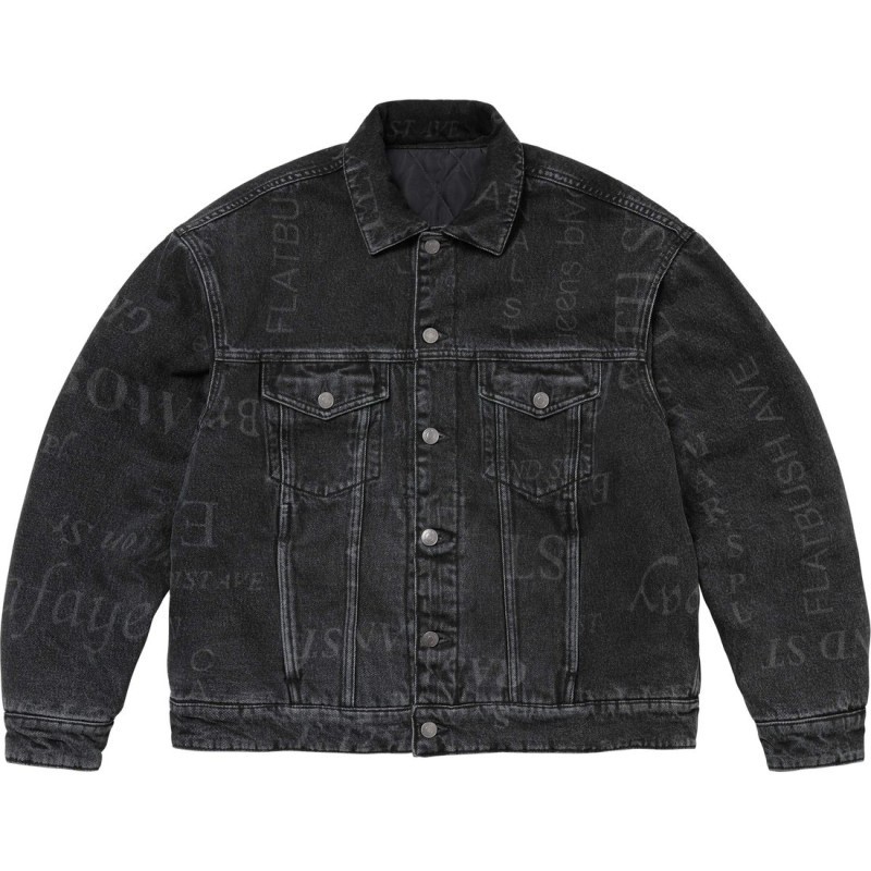 Supreme x Martine rose FW24 WEEK4 Reversible Trucker Jacket