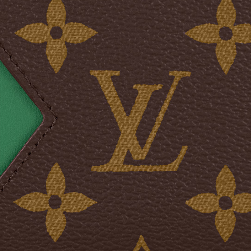LOUIS VUITTON COIN Monogram Macassar