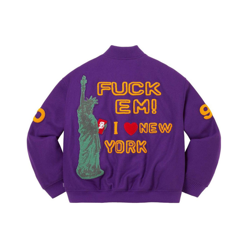 Supreme SS23 week5 Tourist Varsity Jacket