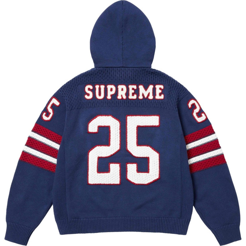 Supreme SS25 WEEK3 Sport Zip Up Hooded Sweater logo