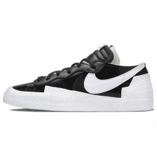Sacai x Nike Blazer Low black patent leather