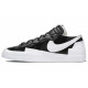 Sacai x Nike Blazer Low black patent leather