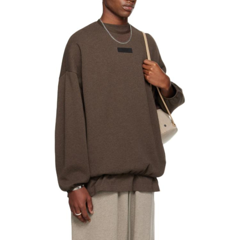 Fear of God Essentials SS24 Crewneck Heather Wood Heather Wood