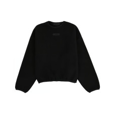 Fear of God Essentials SS24 drop2 Crewneck Sweater Jet Black