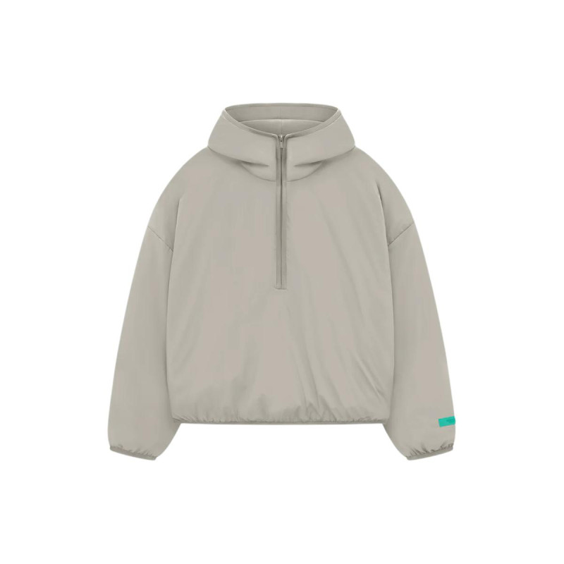 Fear of God Essentials SS24 drop2 Nylon Filled Halfzip Hoodie Seal