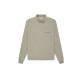 Fear of God Essentials SS21 Pull-Over Mockneck Moss Logo