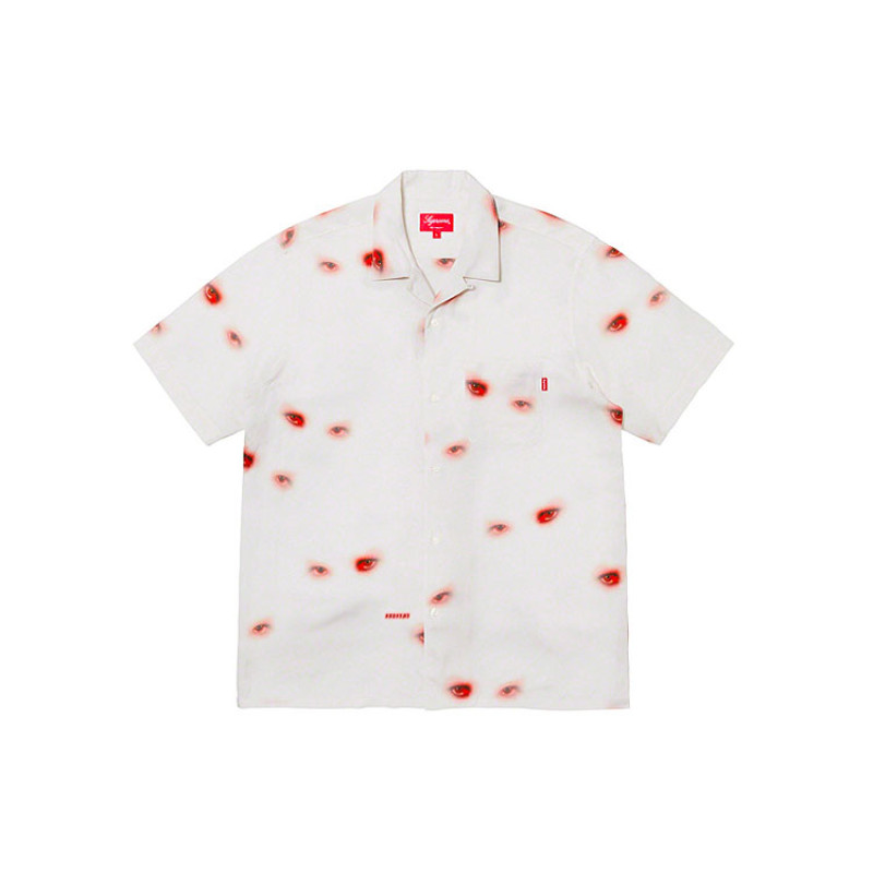 Supreme FW19 Week 1 Eyes Rayon SS Shirt