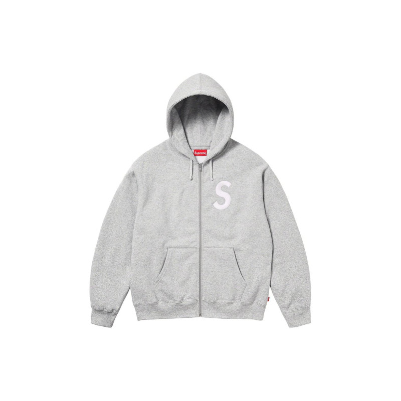 Supreme FW23 WEEK3 S LOGO ZIP UP HOODED SWEATSHIRT S Logo