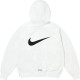 Supreme x Nike SS25 WEEK4 Zip Up Hooded Sweatshirt logo