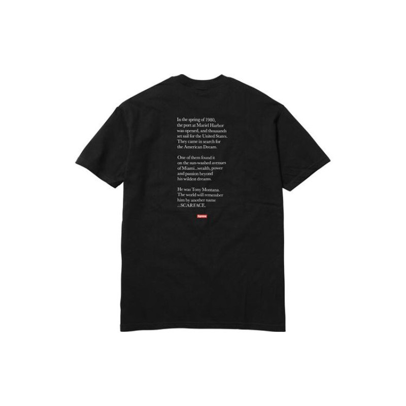 Supreme FW17 x Scarface Shower Tee Black T