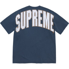 Supreme FW24 WEEK1 Cracked Back Arc SS Top logoT