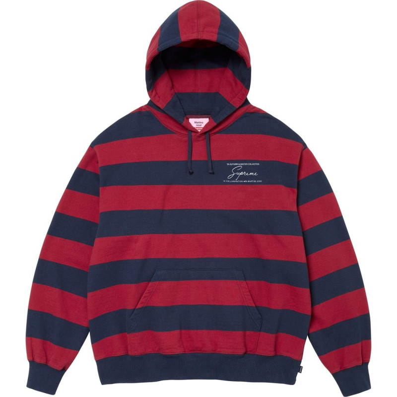 Supreme x Martine rose FW24 WEEK4 Hooded Sweatshirt logo