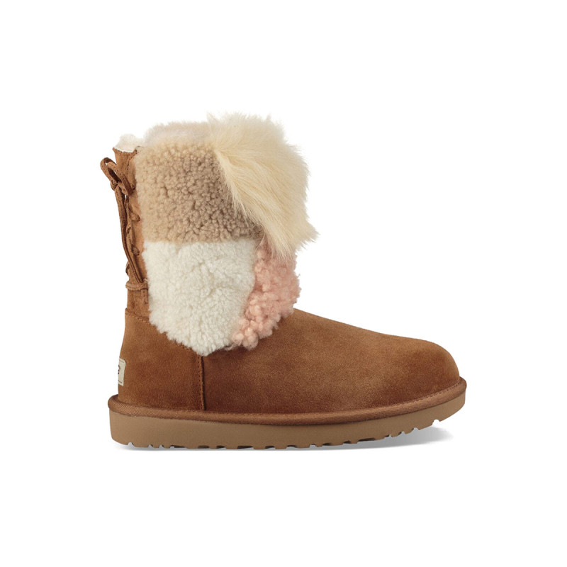 UGG Classic Short Patchwork Fluff