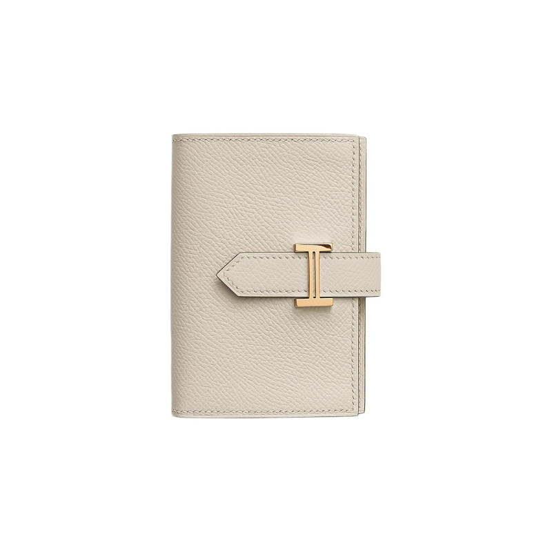 HERMES Bearn Epsom 10 Craie