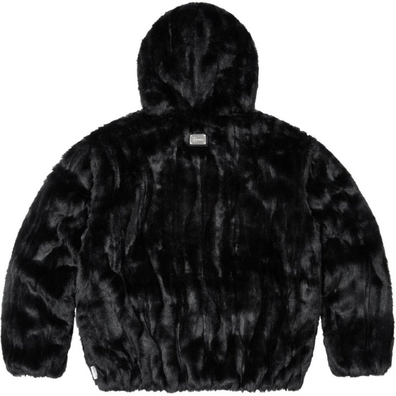Supreme FW24 WEEK5 Faux Fur Hooded Jacket