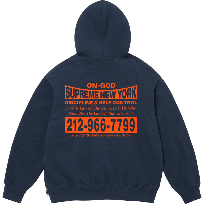 Supreme FW24 WEEK1 On God Hooded Sweatshirt
