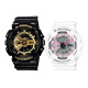 G-SHOCK GA-110GB-1A+GMA-S110MP-7A