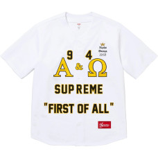 Supreme FW24 WEEK3 Alpha Omega Baseball Jersey T