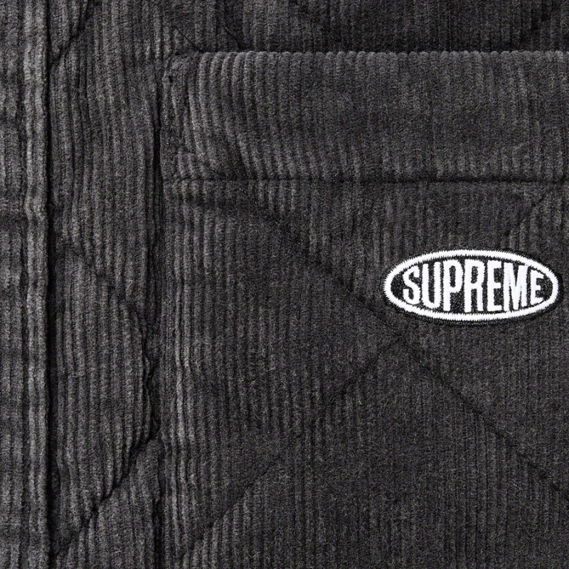 Supreme FW22 Week 11 Quilted Corduroy Shirt