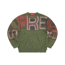 Supreme FW21 Week 8 Chenille Logo Sweater
