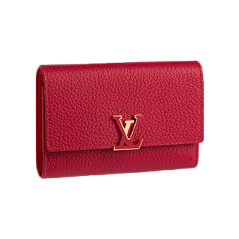 LOUIS VUITTON Capucines Compact LV Taurillon