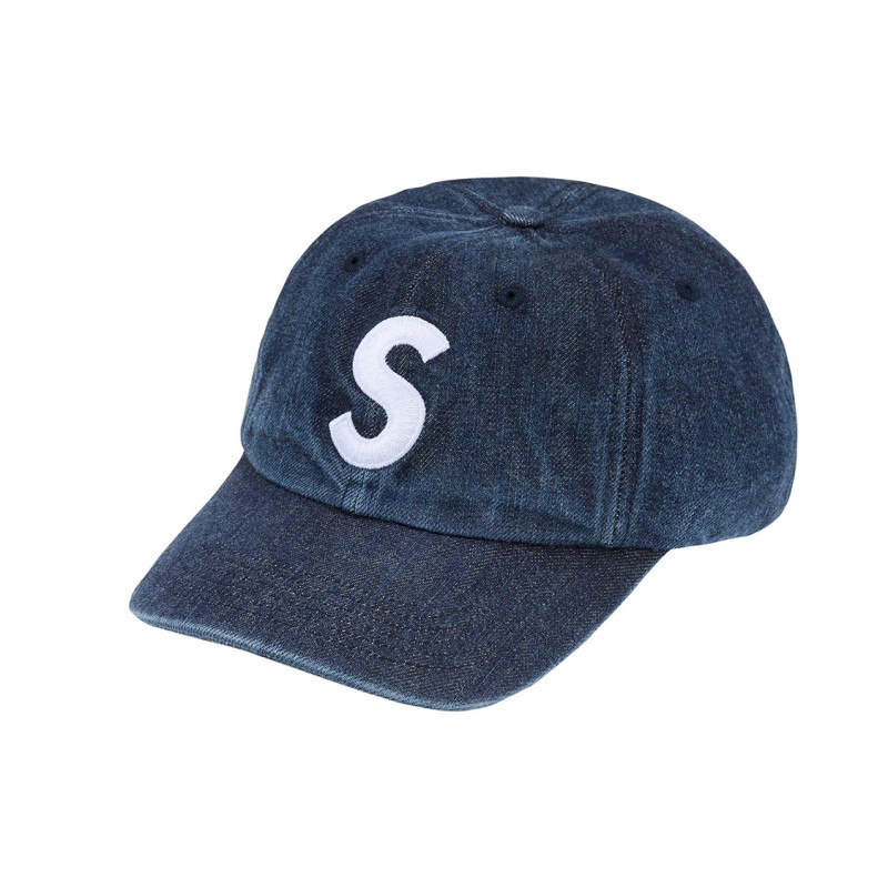 Supreme SS22 Week 1 Kevlar Denim S Logo 6-Panel