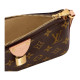 LOUIS VUITTON pochette tirette Damier Azur
