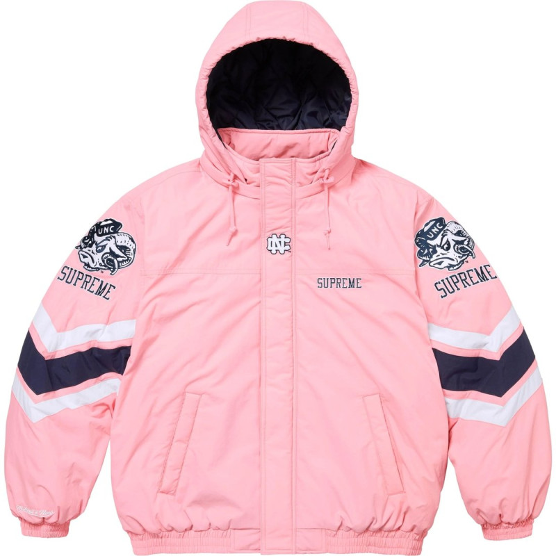 Supreme x Mitchell Ness NCAA FW24 WEEK12 Hooded Stadium Jacket