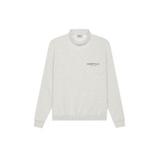 Fear of God Essentials SS21 Pullover Mockneck Light Heather Oatmeal