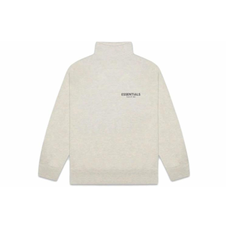 Fear of God Essentials SS20 Mock Neck Sweatshirt Oatmeal