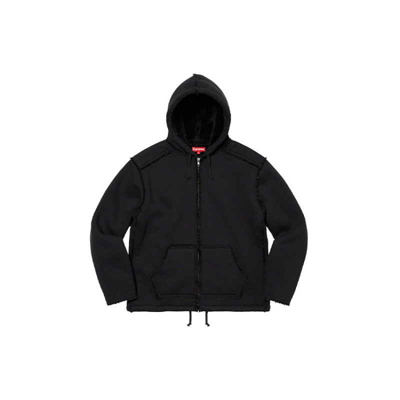 Supreme FW21 Week 18 Faux Shearling Hooded Jacket