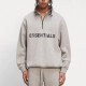 Fear of God Essentials FW20 Half Zip Pullover Heather Oat
