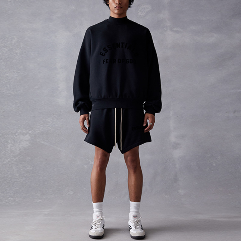 Fear of God Essentials SS23 Crewneck Essentials Core Jet Black