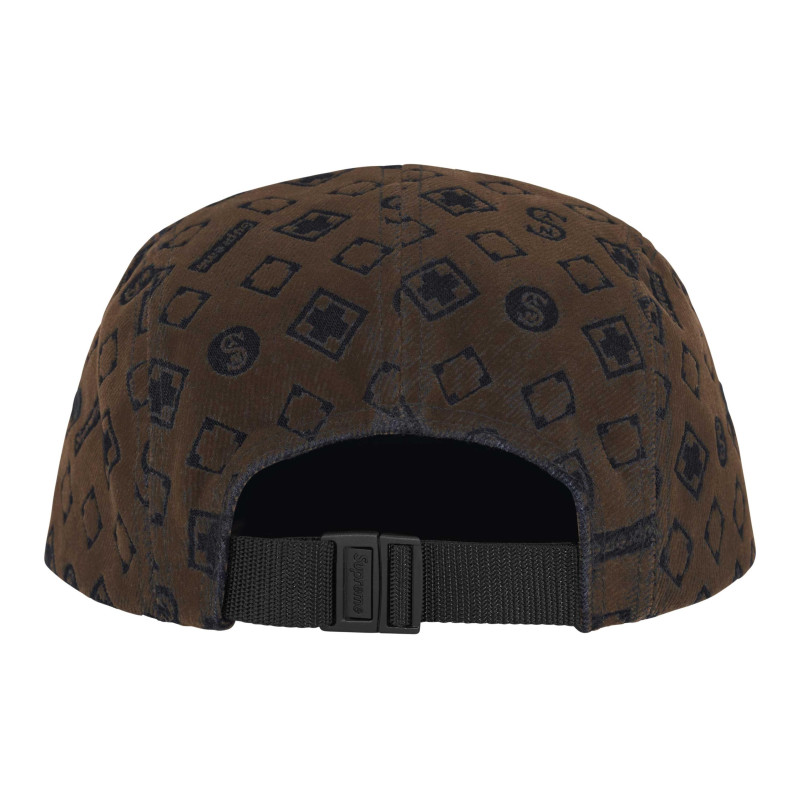 Supreme FW24 WEEK 5 Flocked Denim Camp Cap
