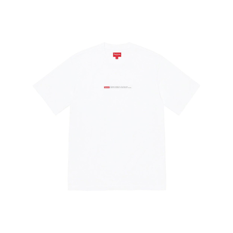 Supreme FW22 Week 6 Property Label Ss Top T