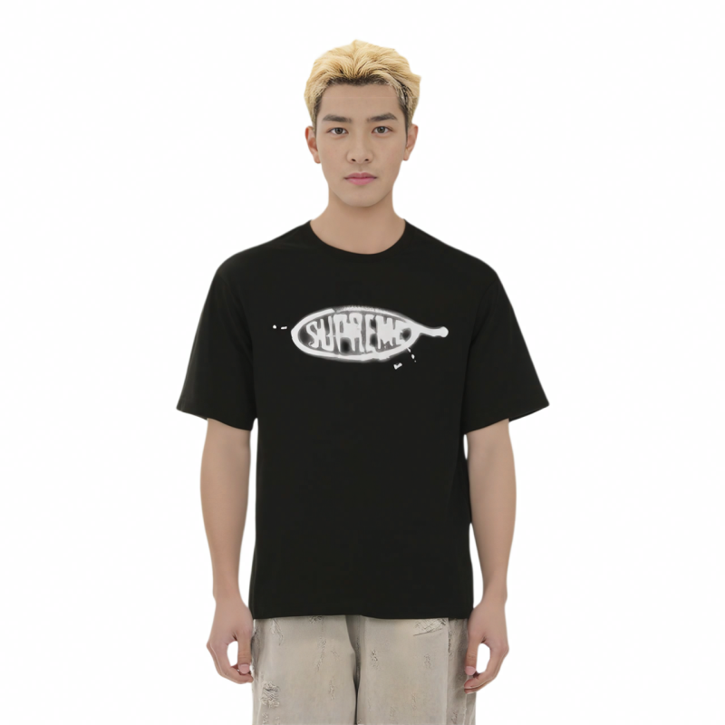 Supreme SS22 Week 4 Ink Blot SS Top LogoT