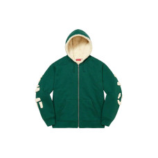 Supreme FW22 Week 17 Faux Fur Lined Zip Up Hooded Sweatshirt