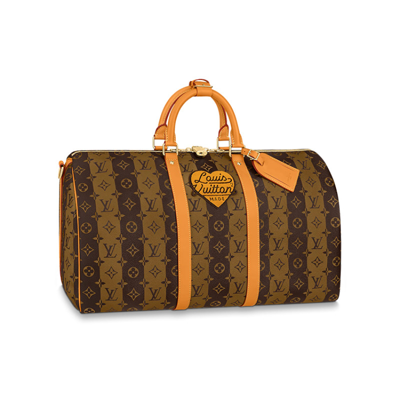 LOUIS VUITTON x NIGO keepall 50 Monogram Stripes