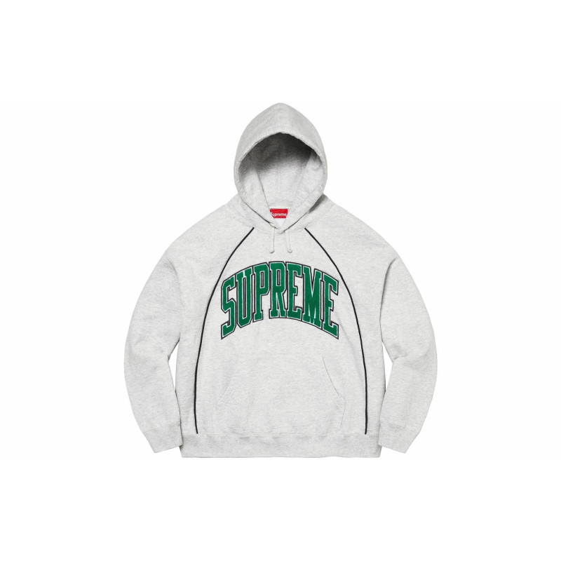 Supreme SS23 Week15 PIPING ARC HOODED SWEATSHIRT